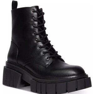 Madden Girl Philly lace-up lug sole combat booties